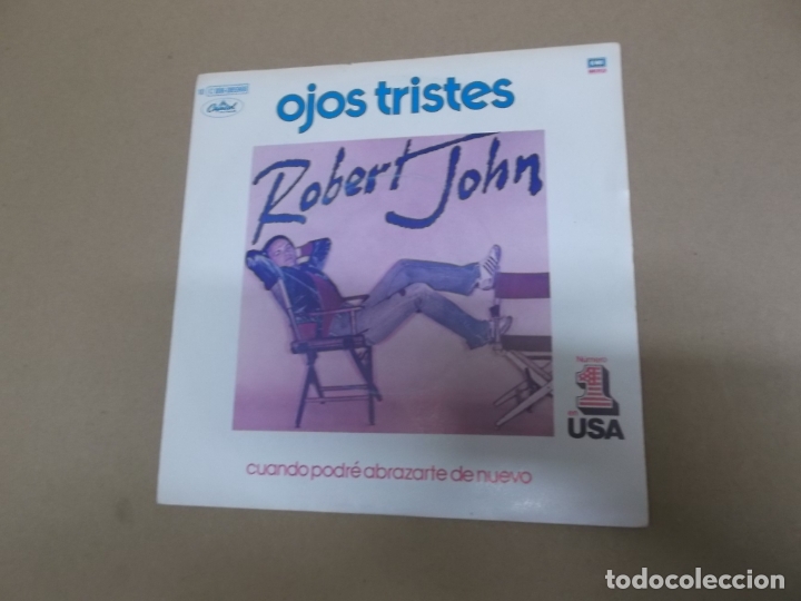 Discos de vinilo: ROBERT JOHN (SN) SAD EYES A&Ntilde;O &ndash; 1979 - Foto 1