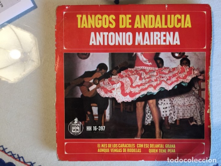 Discos de vinilo: Antonio Mairena El mes de los caracoles - Foto 1