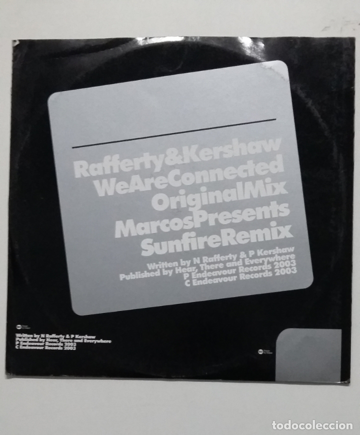 Discos de vinilo: RAFFERTY & KERSHAW. WE ARE CONECTED. MAXI SINGLE. TDKDA66 - Foto 2