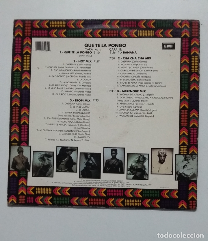 Discos de vinilo: GARIBALDI - QUE TE LA PONGO. LP. TDKLP13 - Foto 2