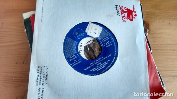 Discos de vinilo: SINGLE (VINILO) DE ISMAEL A&Ntilde;OS 60 - Foto 1