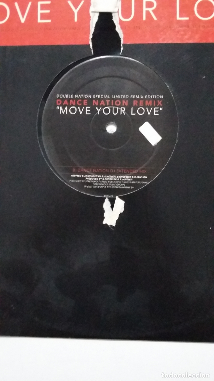Discos de vinilo: MOVE YOUR LOVE. BEHOLDER & BALISTIC. MAXI SINGLE. TDKDA67 - Foto 3