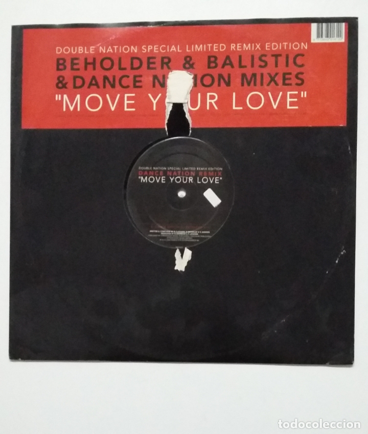 Discos de vinilo: MOVE YOUR LOVE. BEHOLDER & BALISTIC. MAXI SINGLE. TDKDA67 - Foto 1