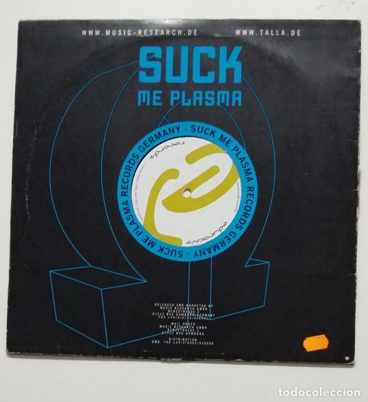 Discos de vinilo: SUCK ME PLASMA. MAXI SINGLE. TDKDA67 - Foto 2