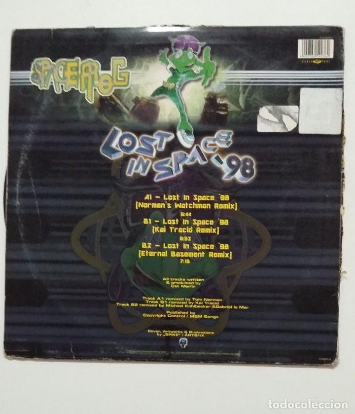 Discos de vinilo: LOST IN SPACE 98. SPACEFROG. SPACE FROG. MAXI SINGLE. TDKDA67 - Foto 2