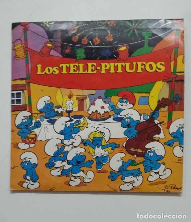Discos de vinilo: LOS TELE PITUFOS. TELEPITUFOS. LP. TKDDA67 - Foto 1