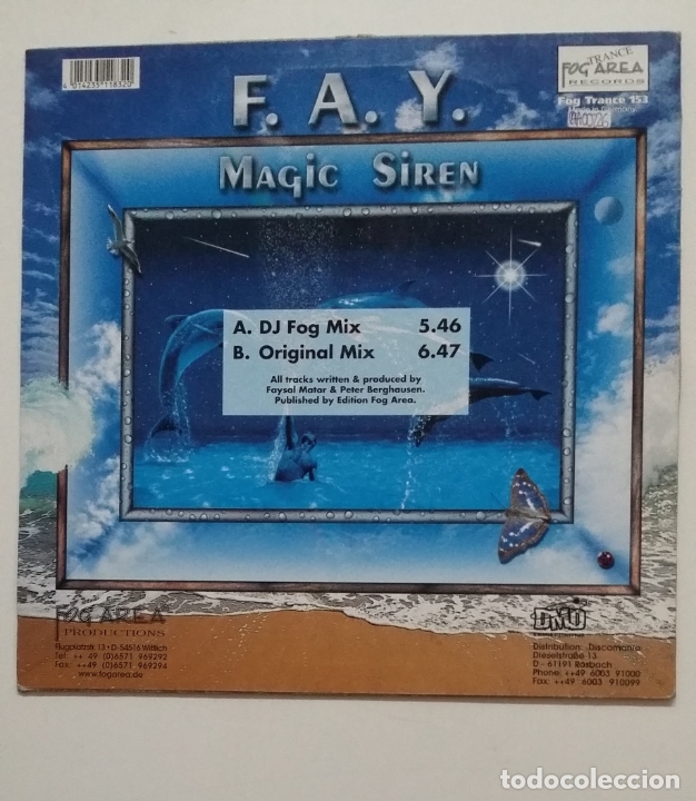 Discos de vinilo: MAGIC SIREN F.A.Y. MAXI SINGLE. TDKDA67 - Foto 2