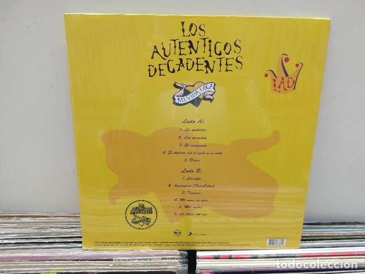 Vinilo De Los Autenticos Decadentes Mi Vida L Buy Vinyl