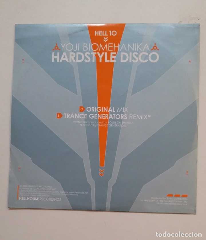 Discos de vinilo: Yoji Biomehanika. HARDSYLE DISCO. MAXI SINGLE. TDKDA68 - Foto 2