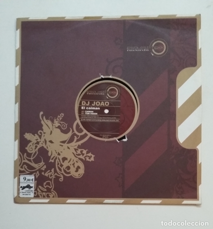 Discos de vinilo: DJ. JOAO. EL CAIMAN. MAXI SINGLE. TDKDA68 - Foto 1