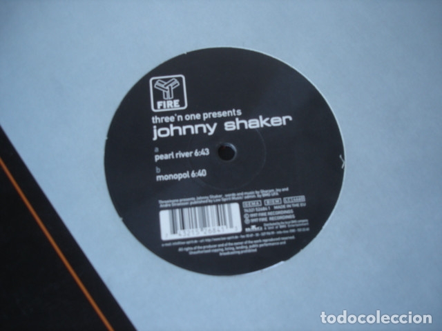 Discos de vinilo: Three N One Presents Johnny Shaker    Pearl River - Foto 1