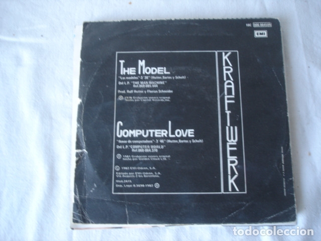 Discos de vinilo: Kraftwerk     Las Modelos - Foto 2