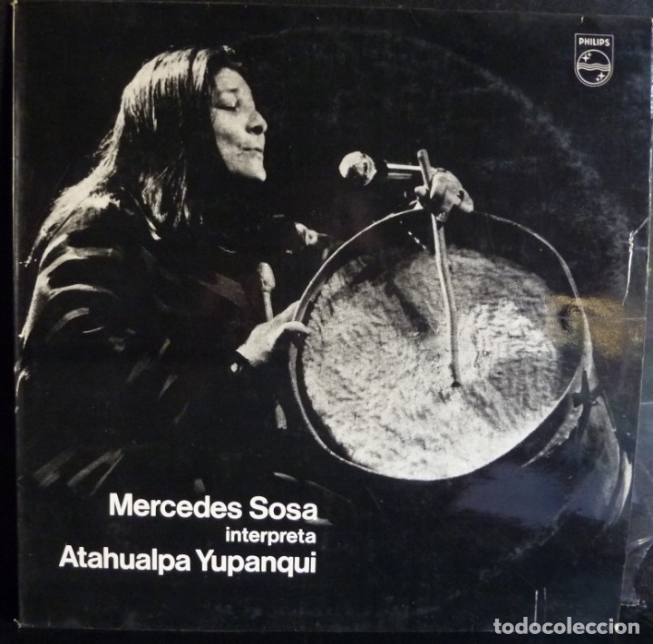 Disques de vinyle: MERCEDES SOSA// INTERPRETA A ATAHUALPA YUPANGUI//1977//(VG VG).LP