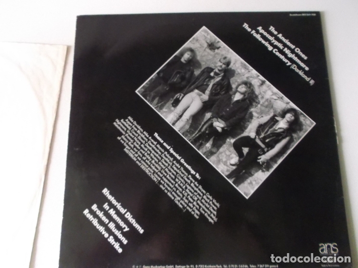 Discos de vinilo: Necronomicon. Apocalyptic Nightmare, Scratchcore LP Germany 1987 - Foto 2