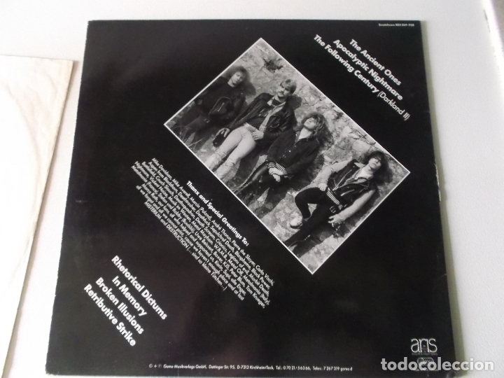 Discos de vinilo: Necronomicon. Apocalyptic Nightmare, Scratchcore LP Germany 1987 - Foto 3