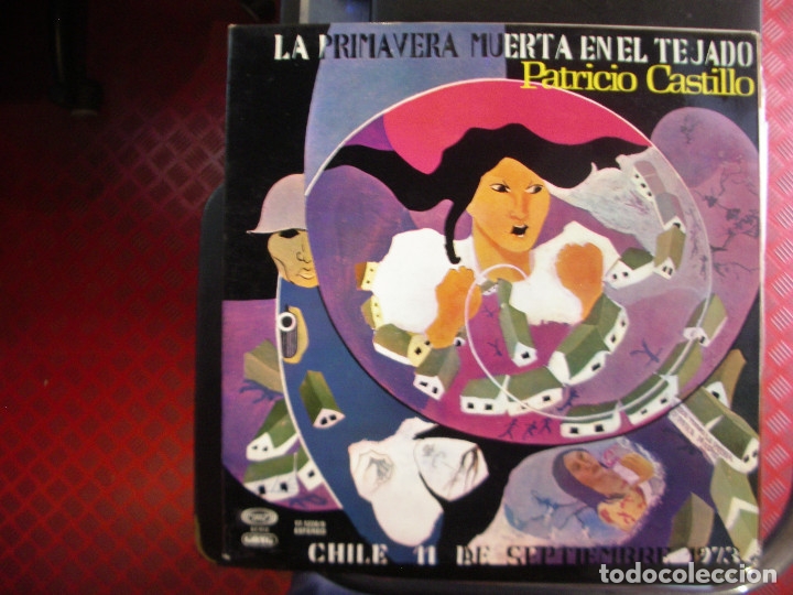 Vinyl records: PATRICIO CASTILLO- LA PRIMAVERA MUERTA EN EL TEJADO. LP.