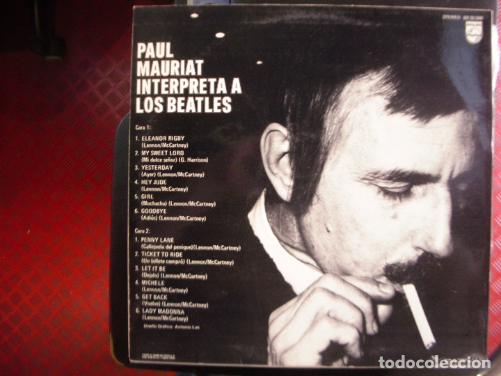 Discos de vinilo: PAUL MAURIAT INTERPRETA A LOS BEATLES- LP. - Foto 2