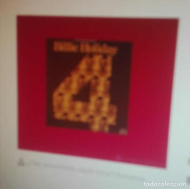 Discos de vinilo: THE VOICE OF JAZZ VOLUME FOUR LP BILLIE HOLIDAY ENGLAND VERWE