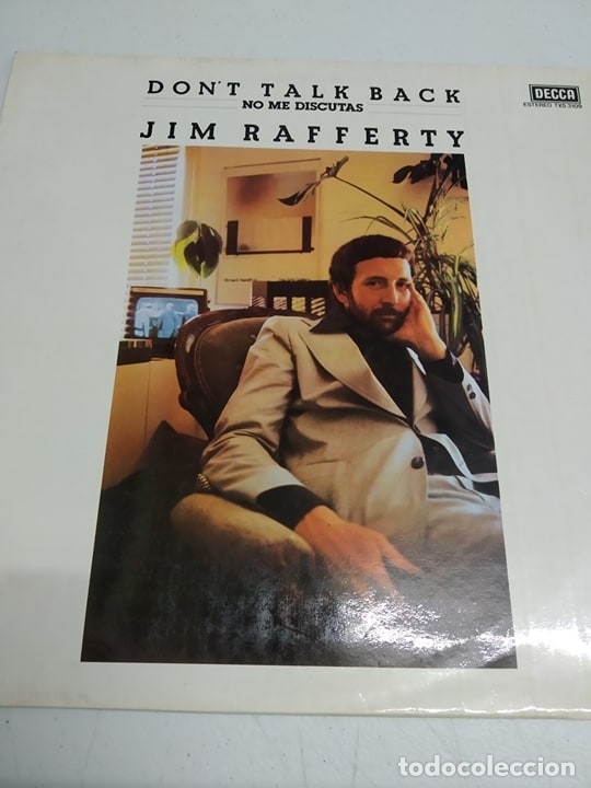 Discos de vinilo: Jim Rafferty - Don&acute;t Talk Back -EDICION ESPA&Ntilde;OLA 1978 - Foto 1
