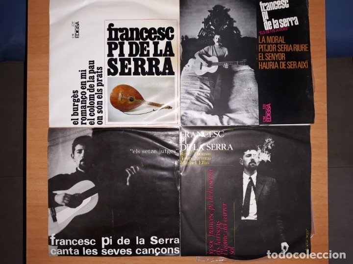 Discos de vinilo: Francesc Pi de la Serra.lote 4 EPS. - Foto 1