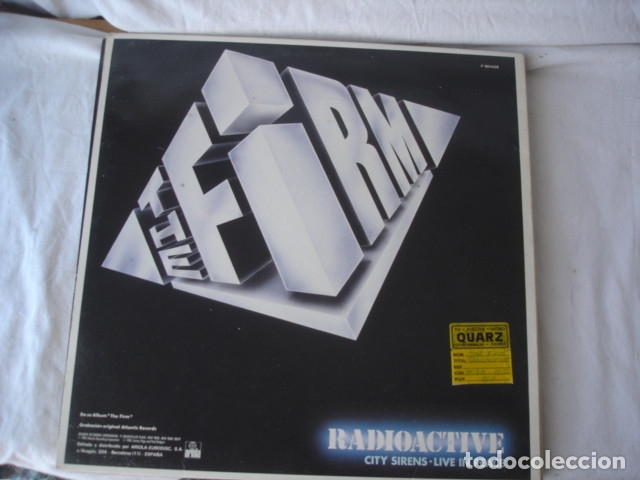 Discos de vinilo: The Firm     Radioactive - Foto 2