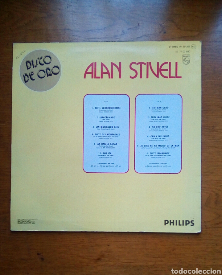 Discos de vinilo: Alan Stivell - Disco de oro, Philips, 1977. Spain. - Foto 2