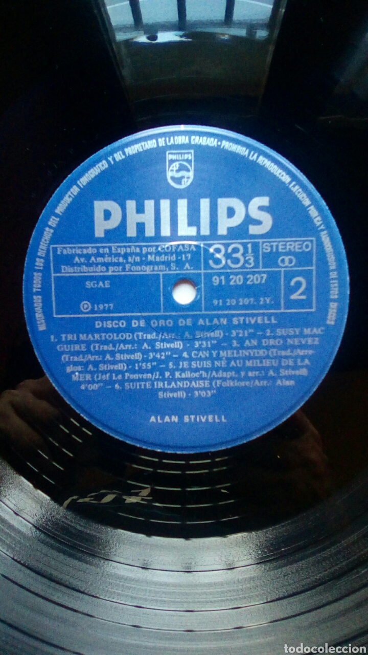 Discos de vinilo: Alan Stivell - Disco de oro, Philips, 1977. Spain. - Foto 5