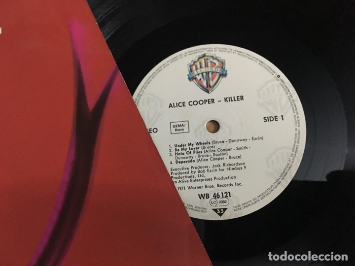 Discos de vinilo: ALICE COOPER (KILLER) LP GERMANY (B-5) - Foto 2