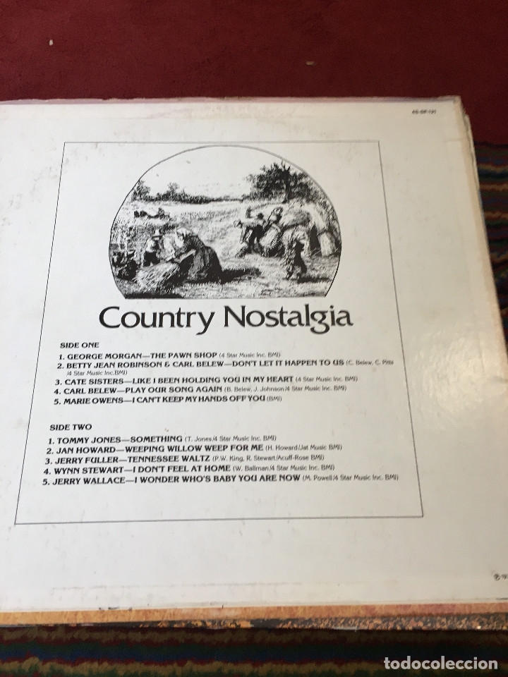 Discos de vinilo: COUNTRY NOSTALGIA LP - Foto 2