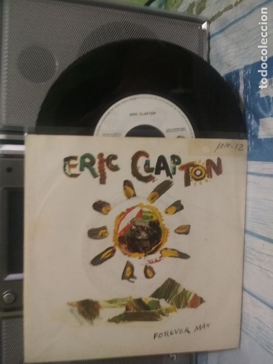 Discos de vinilo: ERIC CLAPTON   FOREVER MAN   SINGLE SPAIN 1985 PDELUXE - Foto 1