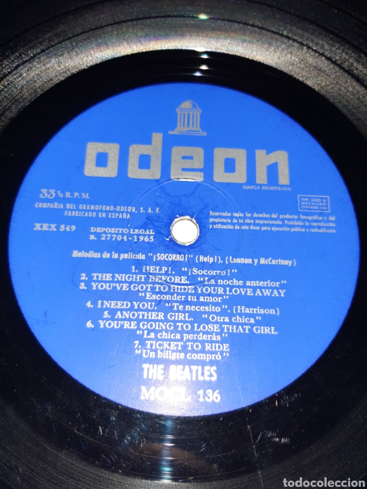 Discos de vinilo: Disco vinilo LP THE BEATLES - Foto 2