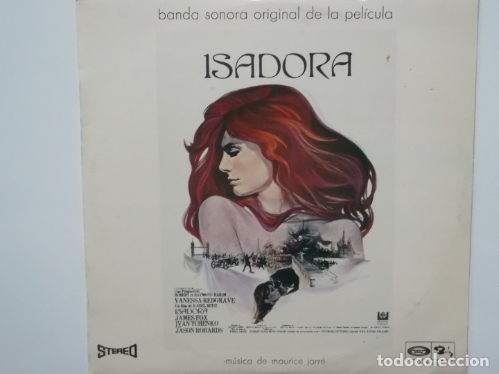 Discos de vinilo: BSO DE LA PEL&Iacute;CULA ISADORA-ORIGINAL ESPA&Ntilde;OL 1969 - Foto 1