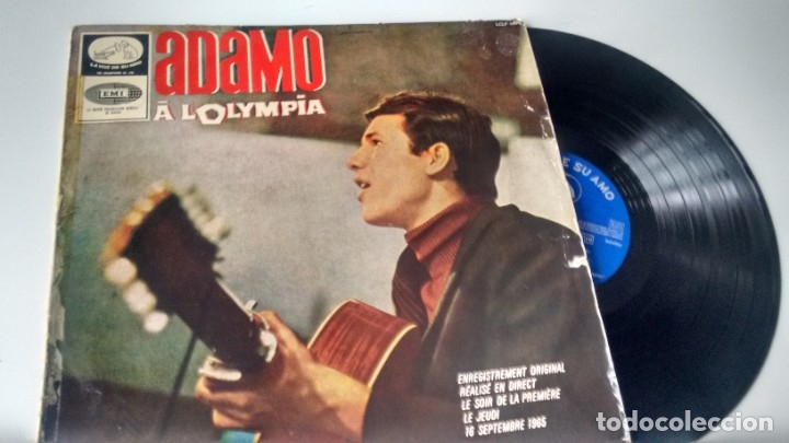 Discos de vinilo: LP ( VINILO) DE ADAMO A&Ntilde;OS 60 - Foto 1