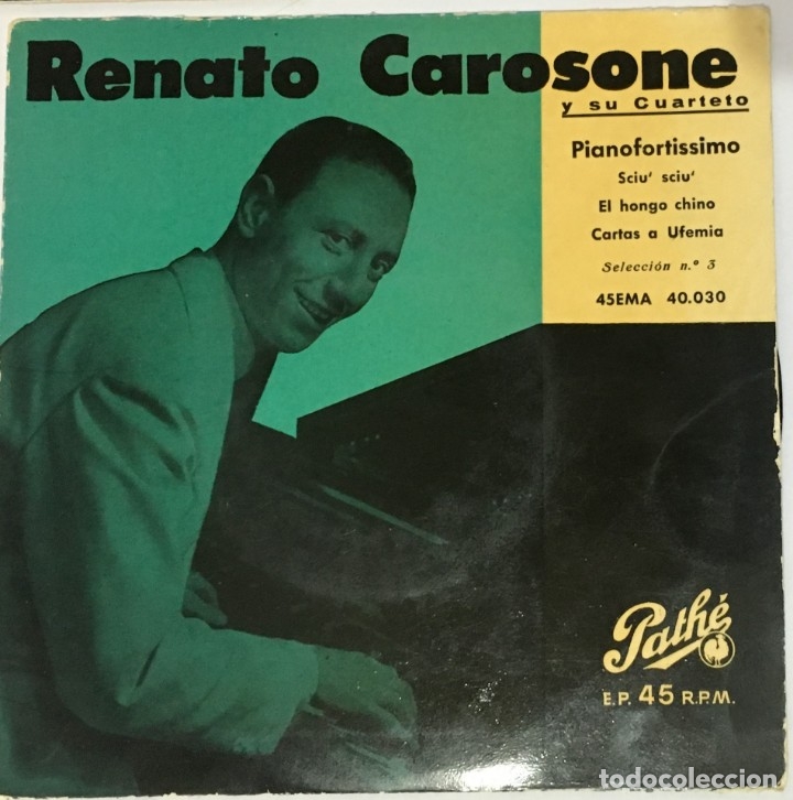 Discos de vinilo: LOTE DE 3 SINGLES RENATO CAROSONE - Foto 2