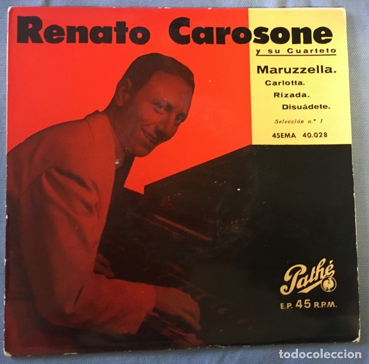 Discos de vinilo: LOTE DE 3 SINGLES RENATO CAROSONE - Foto 6