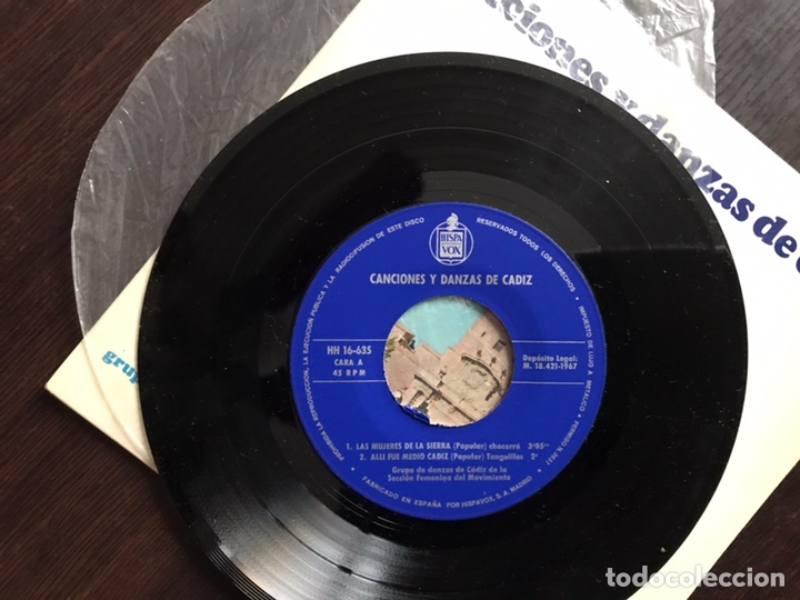 Discos de vinilo: Canciones y danzas de C&aacute;diz - Foto 4