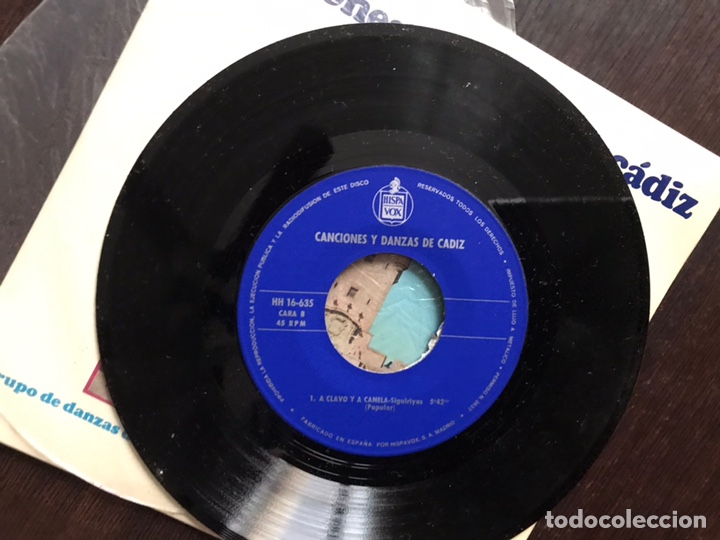 Discos de vinilo: Canciones y danzas de C&aacute;diz - Foto 6