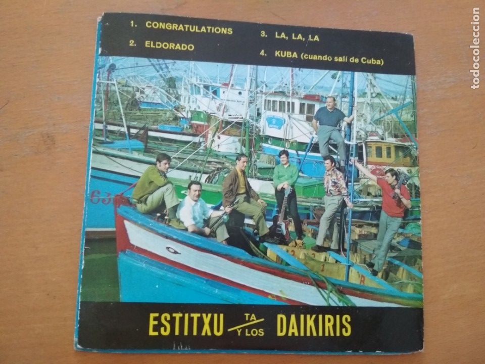 Discos de vinilo: ESTITXU Y LOS DAIKIRIS - CONGRATULATIONS + 3 EP 1968 - Foto 1