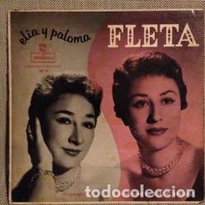 Discos de vinilo: HERMANAS FLETA ELIA Y PALOMA FLETA - MONTILLA, MONTILLA FM-91, FM 91 LP - 1958. Lote 177112405