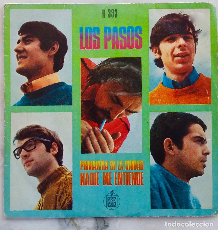 Discos de vinilo: LOS PASOS, PRIMAVERA EN LA CIUDAD. SINGLE - Foto 1