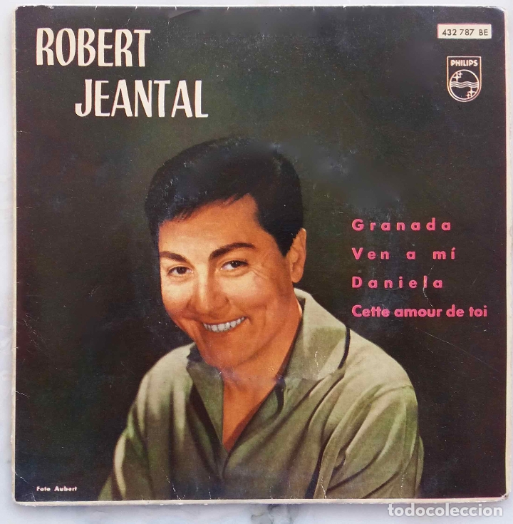 Discos de vinilo: ROBERT JEANTAL, GRANADA. EP ESPA&Ntilde;A - Foto 1