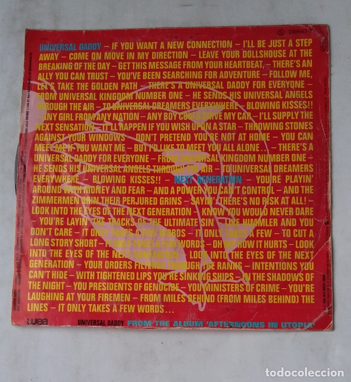 Discos de vinilo: ALPHAVILLE. UNIVERSAL DADDY. SINGLE. tdkds17 - Foto 2
