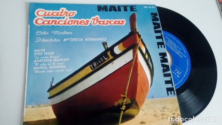 Discos de vinilo: E P ( VINILO) DE  CORO MAITEA A&Ntilde;OS 60 - Foto 1