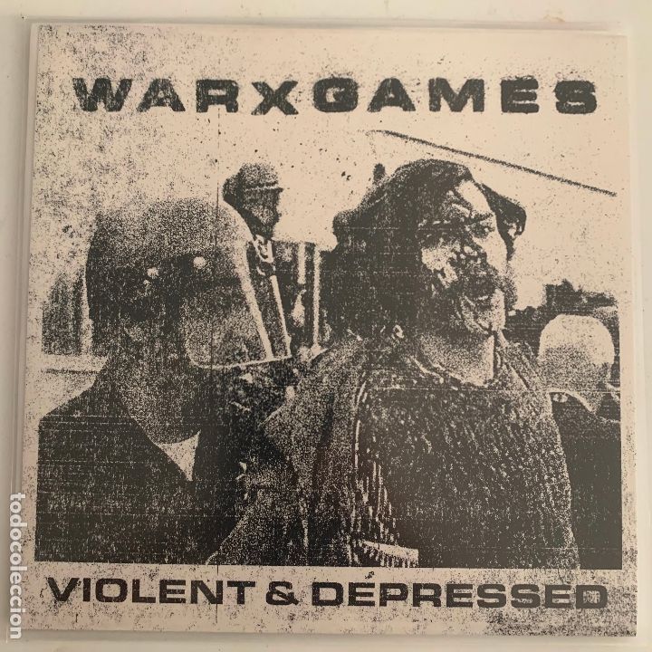 Discos de vinilo: single ep vinilo  Warxgames &lrm;Violent & Depressed - straight edge - Foto 1
