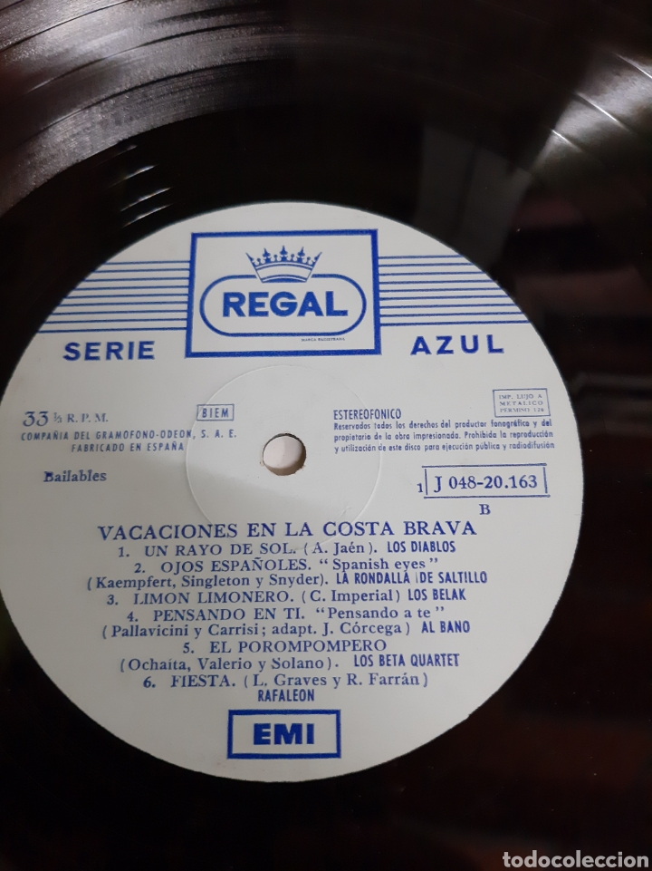 Discos de vinilo: Vacaciones Cista Brava 1970 - Foto 3