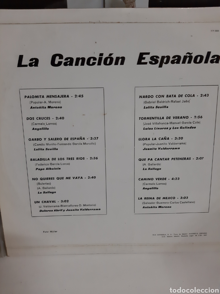 Discos de vinilo: 1967 La Canci&oacute;n Espa&ntilde;ola - Foto 2