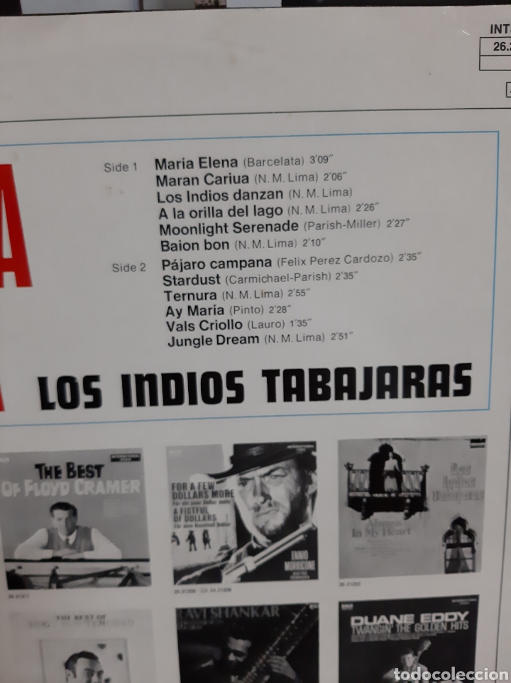 Discos de vinilo: Los indios Tabajaras Mar&iacute;a Elena Rca - Foto 2
