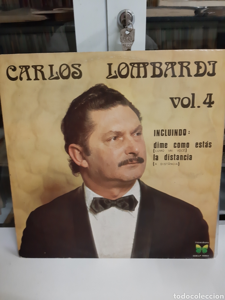 Vinyl records: 1973 Carlos Lombardi tangos Brasil edici&oacute;n vol.4