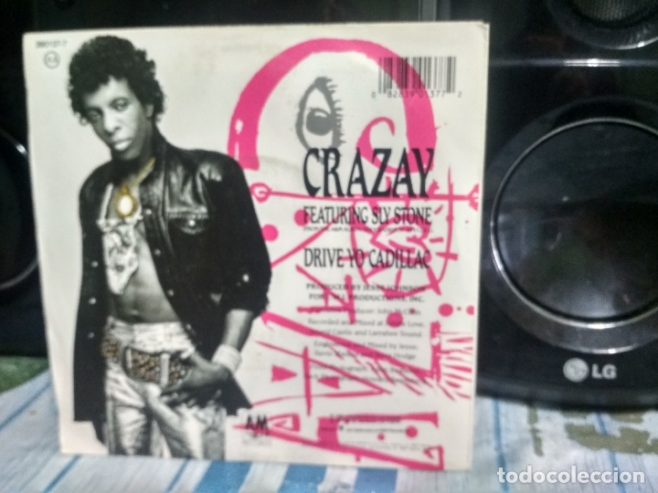 Discos de vinilo: JESSE JOHNSON  CRAZAY  SINGLE SPAIN 1986 PDELUXE - Foto 2