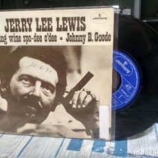 Discos de vinilo: JERRY LEE LEWIS DRINKING WINE SPO-DEE O'DEE SINGLE SPAIN 1973 PDELUXE